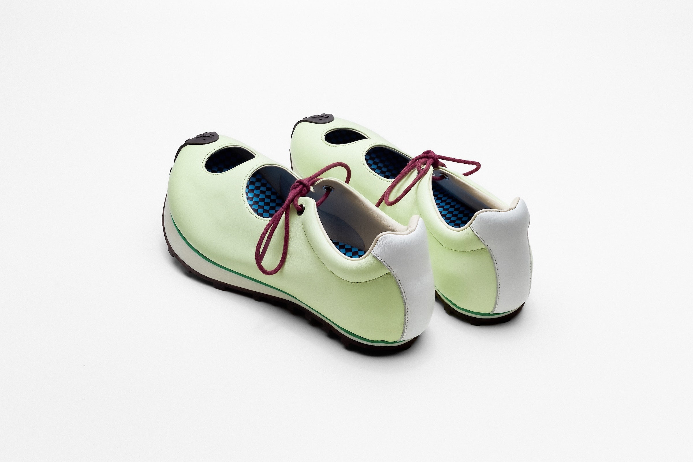 Heel Drop Sandal in lime