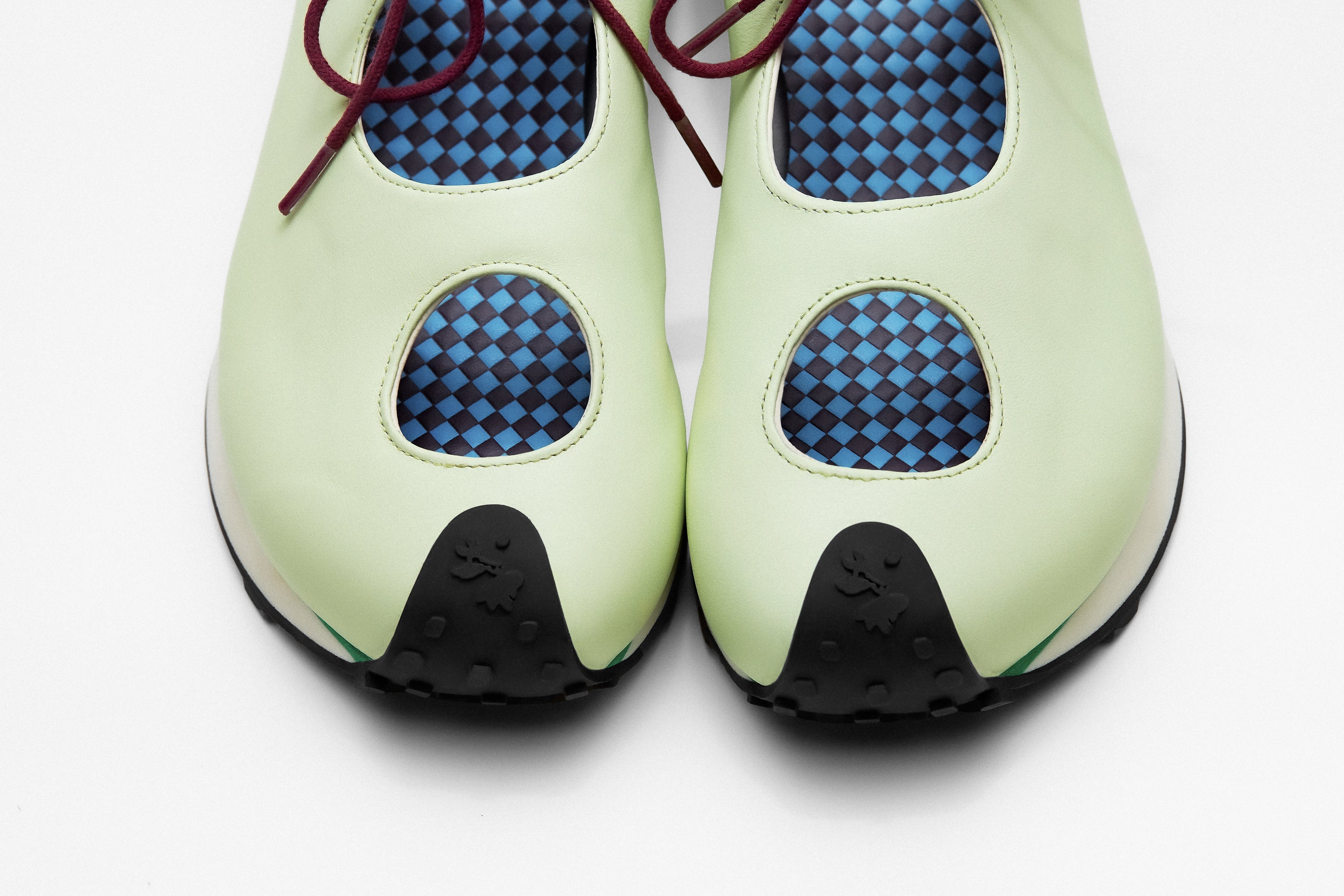 Heel Drop Sandal in lime