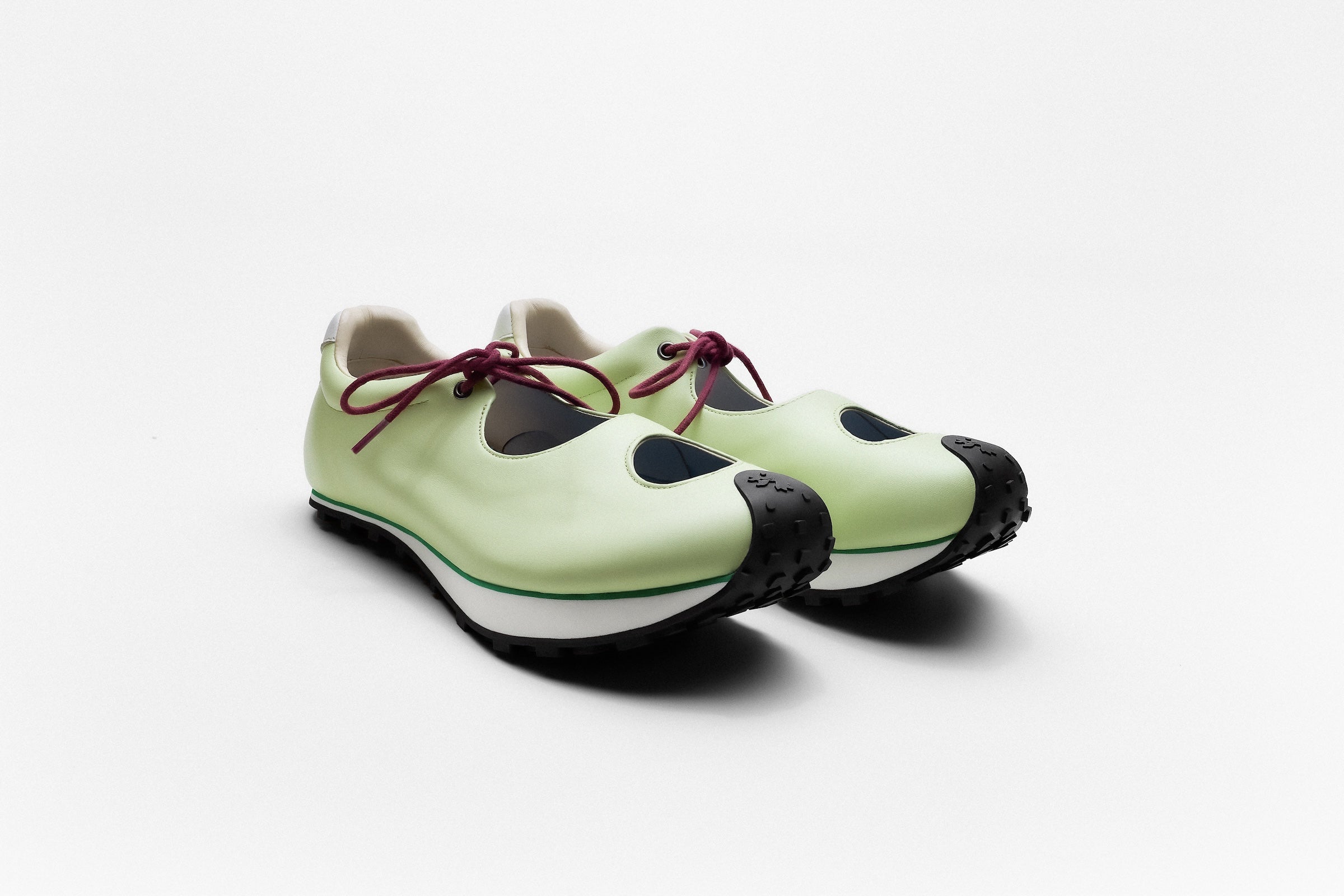 Heel Drop Sandal in lime