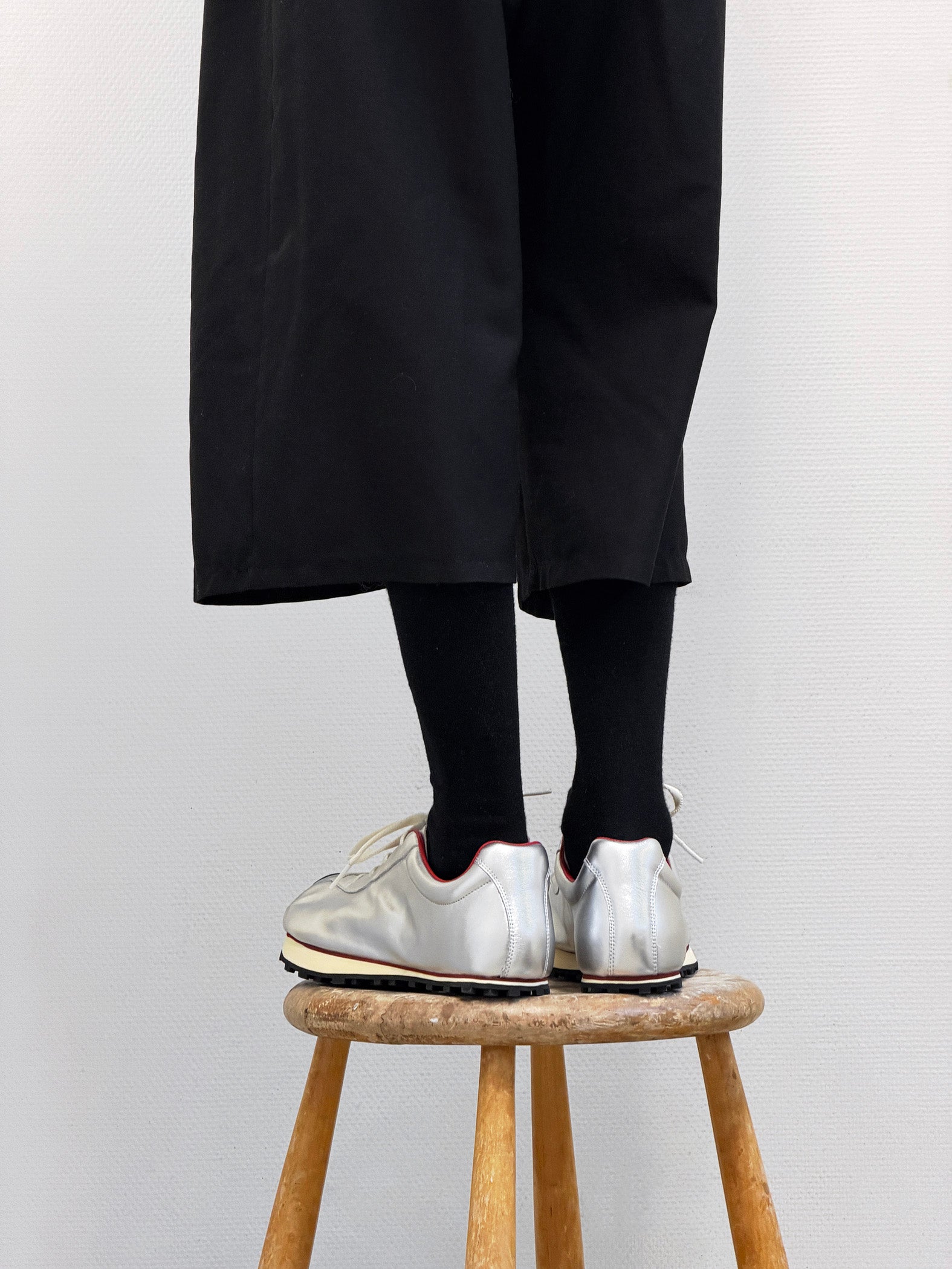 Heel Drop Racer in Silver MS-003-06