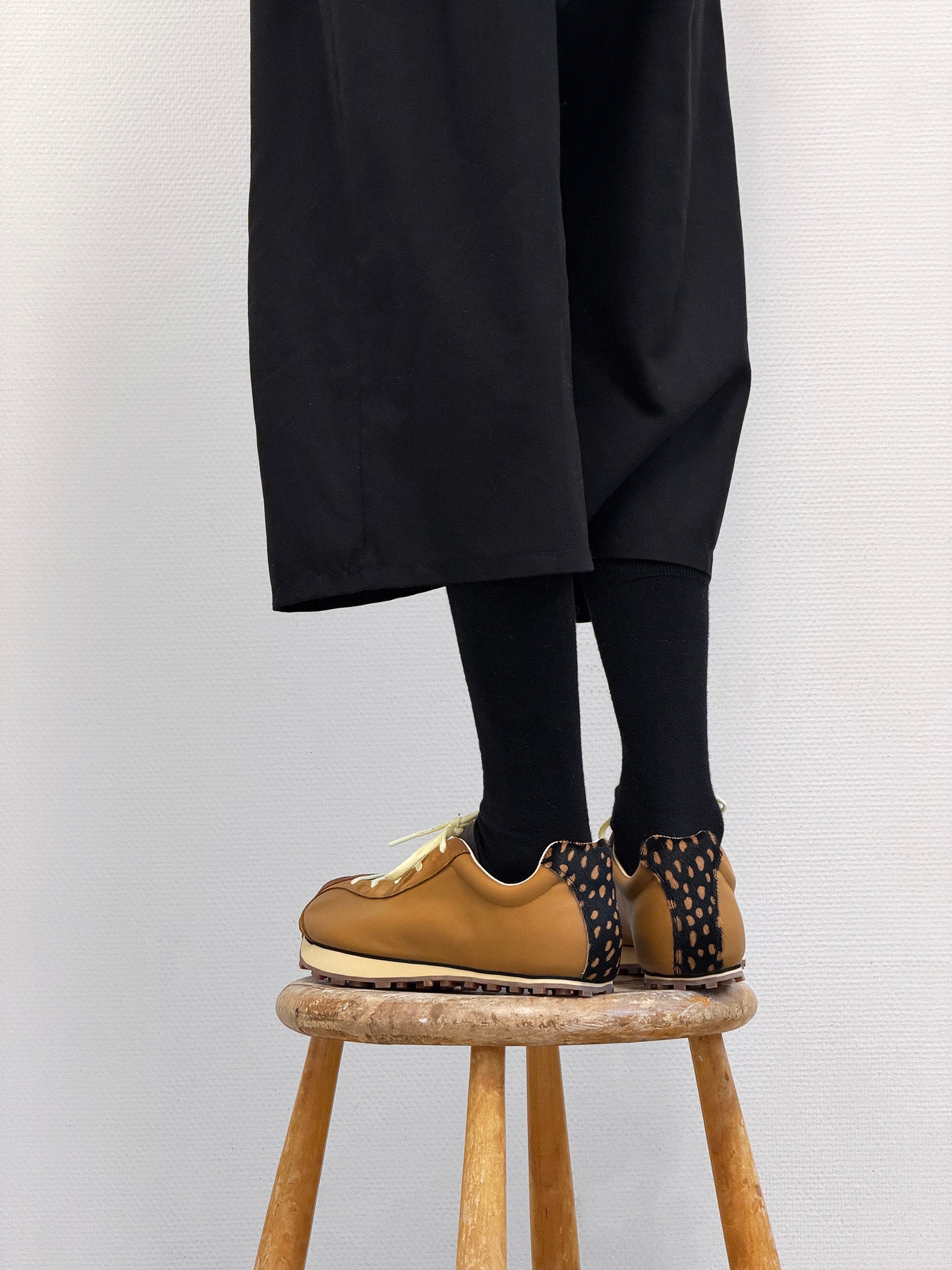 Heel Drop Racer in Camel MS-003-04