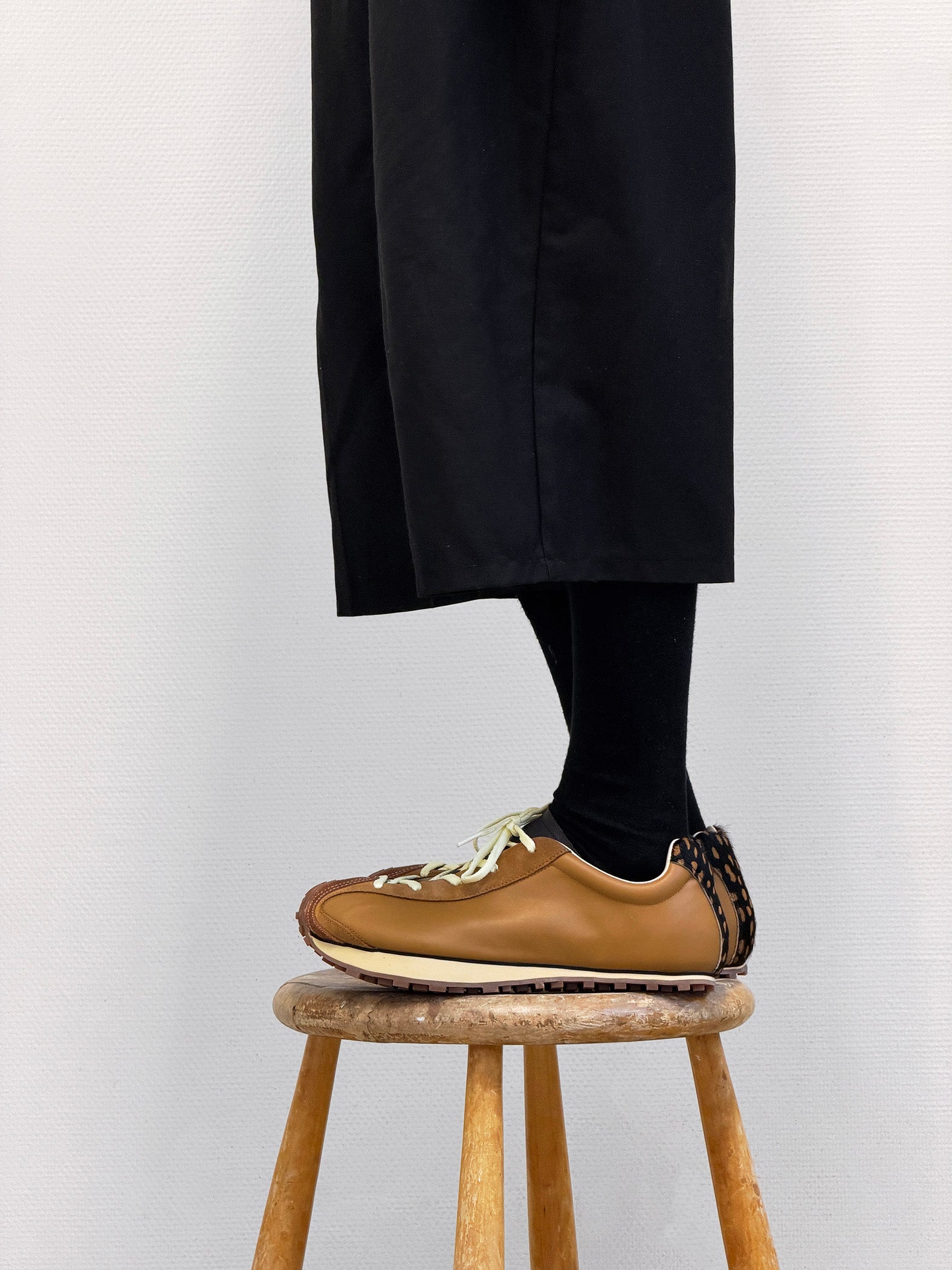 Heel Drop Racer in Camel MS-003-04