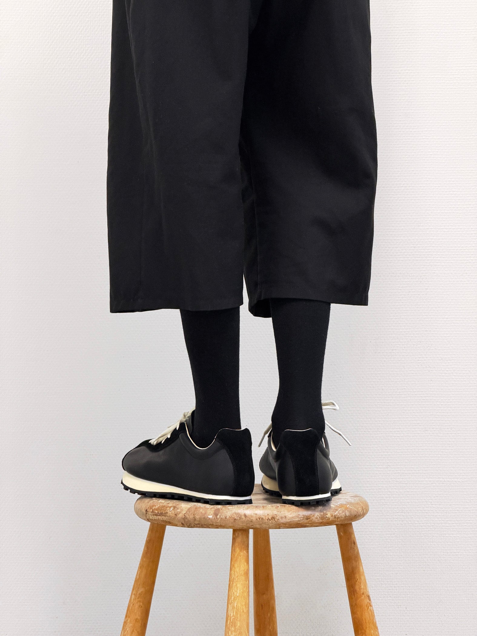 Heel Drop Racer in black MS-003-01